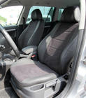 Skoda Octavia II A5 2010–2013 Istuinsuojasarja ekonahka+kangas+Alcantara Antara A001 (täysi sisustasarja) kuva 12