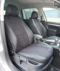 Skoda Octavia II A5 2010–2013 Istuinsuojasarja ekonahka+kangas+Alcantara Antara A001 (täysi sisustasarja) kuva 1