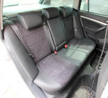 Skoda Octavia II A5 2010–2013 Istuinsuojasarja ekonahka+kangas+Alcantara Antara A001 (täysi sisustasarja) kuva 11