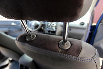 Volkswagen Caddy 2010–2015 Auton istuinsuojat keinonahka + kangas + alcantara Antara A001b (täysi sarja, koko sisusta) kuva 16