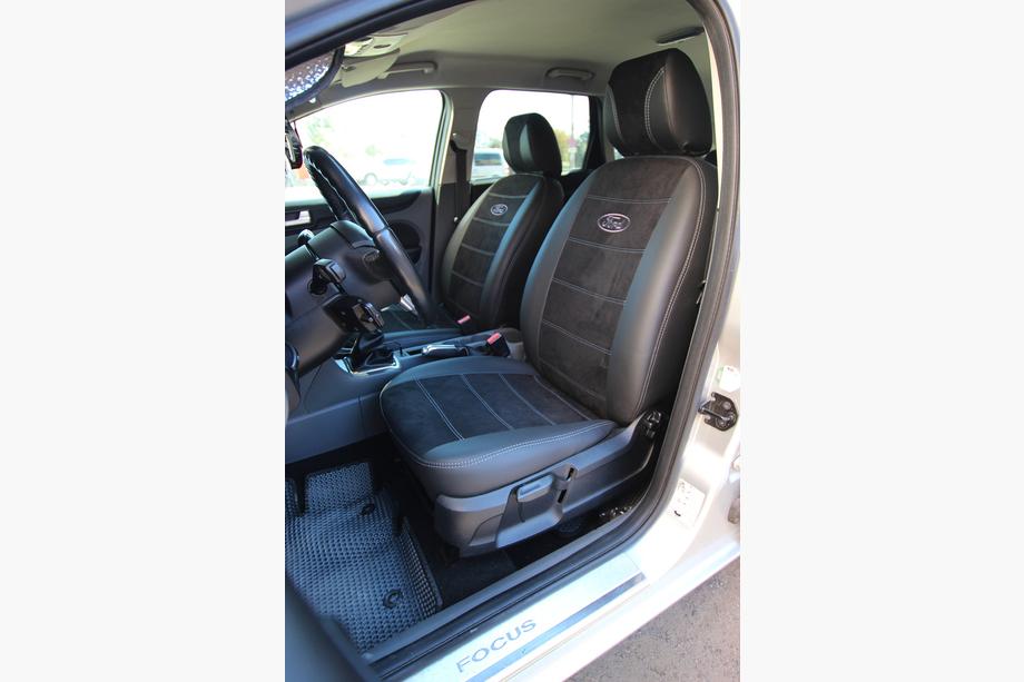 Ford Focus III 2011–2017 Istuinpäälliset ekonahka+kangas+antara Antara A001g (täysi sisustasarja) Image