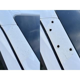 Tuulilasin aurinkolippa kehyksellä V2 (musta kiiltävä, 5 mm) Volkswagen Crafter 2006–2016 kuva 3