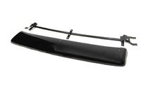 Isuzu D-Max 2011–2019 Tuulilasin aurinkolippa rungolla V1 (kiiltävä musta, 5 mm) kuva 2