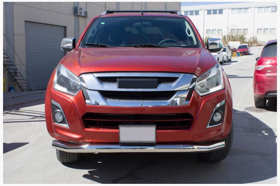 Isuzu D-Max 2011–2019 Etusuojakaari Texas (76 mm, ruostumaton teräs) Image