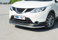 Nissan Qashqai 2014–2021 Etupuskurisuoja Texas 2014-2017 (60 mm, ruostumaton teräs) kuva 2