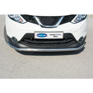 Etupuskurisuoja Texas 2014-2017 (60 mm, ruostumaton teräs) Nissan Qashqai 2014–2021 kuva 1