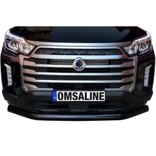 Etupuskurisuoja Texas (76 mm, musta) SsangYong Musso II 2018– kuva 3