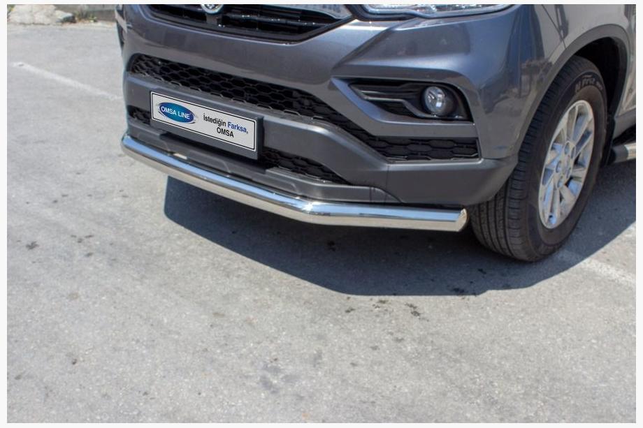 SsangYong Musso II 2018– Etusuojakaari Texas (76 mm, ruostumaton teräs) Image