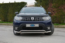 Dacia Duster 2018–2024 Etusuojakaari Vegas (60/42 mm, ruostumaton teräs) kuva 3