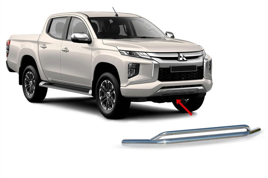 Mitsubishi L200 2015–2024 Tupla etupuskurisuoja (RST) Vegas 2019+ (76 mm) Image