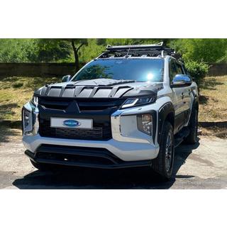 Etuosan tupla keulaputki Vegas 2019+ (musta, 76 mm) Mitsubishi L200 2015–2024 kuva 1