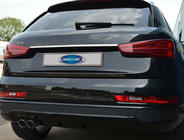 Audi Q3 2011–2019 Kromilista rekisterikilven yläpuolelle (ruostumaton teräs) kuva 1