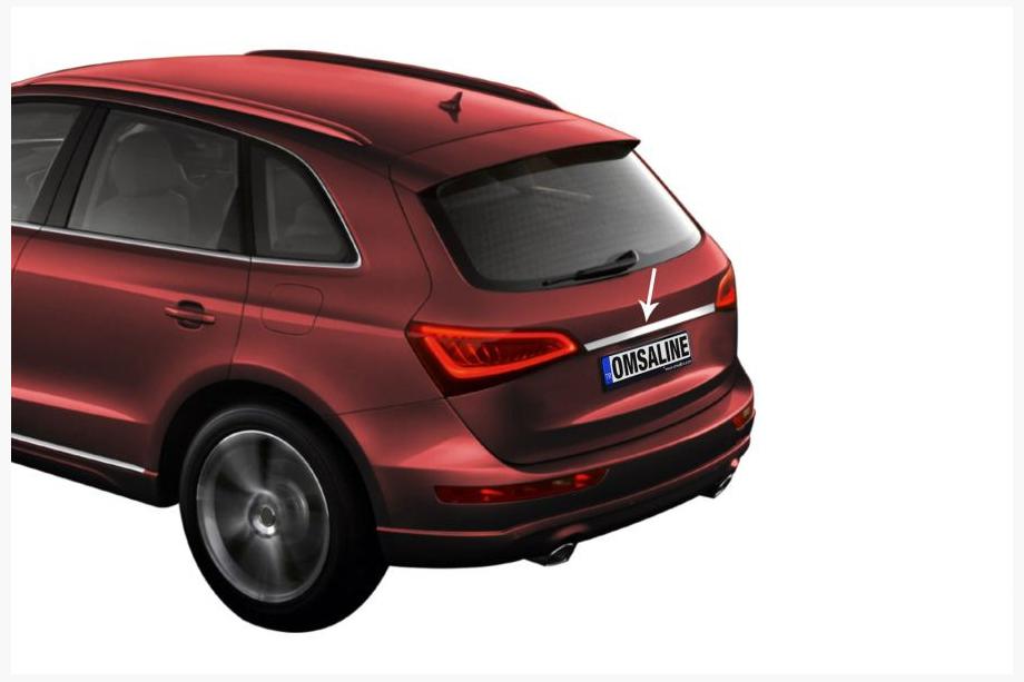 Audi Q5 2017–2025 Kromilista rekisterikilven yläpuolelle (ruostumaton teräs) Image
