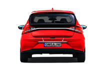 Hyundai I-20 2020– Kromilista rekisterikilven yläpuolelle OmsaLine (ruostumaton teräs) kuva 1