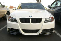 BMW 3-sarja E90/E91 2005–2011 DPT etulipan flapsit (E90 M-Sport 2005-2008, kiiltävä musta, 2 kpl) kuva 3