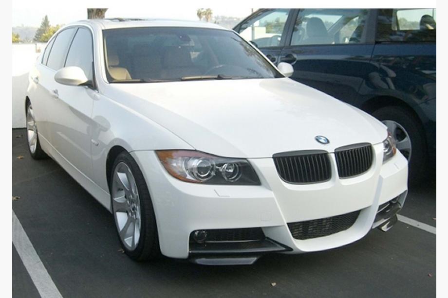 BMW 3-sarja E90/E91 2005–2011 DPT etulipan flapsit (E90 M-Sport 2005-2008, kiiltävä musta, 2 kpl) Image