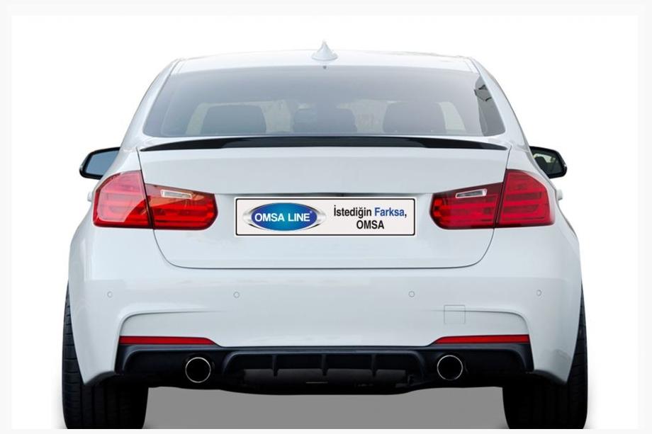 BMW 3-sarja F30/F31 2012–2019 M-Perf-takaspoileri (OmsaLine, maalattava) Image