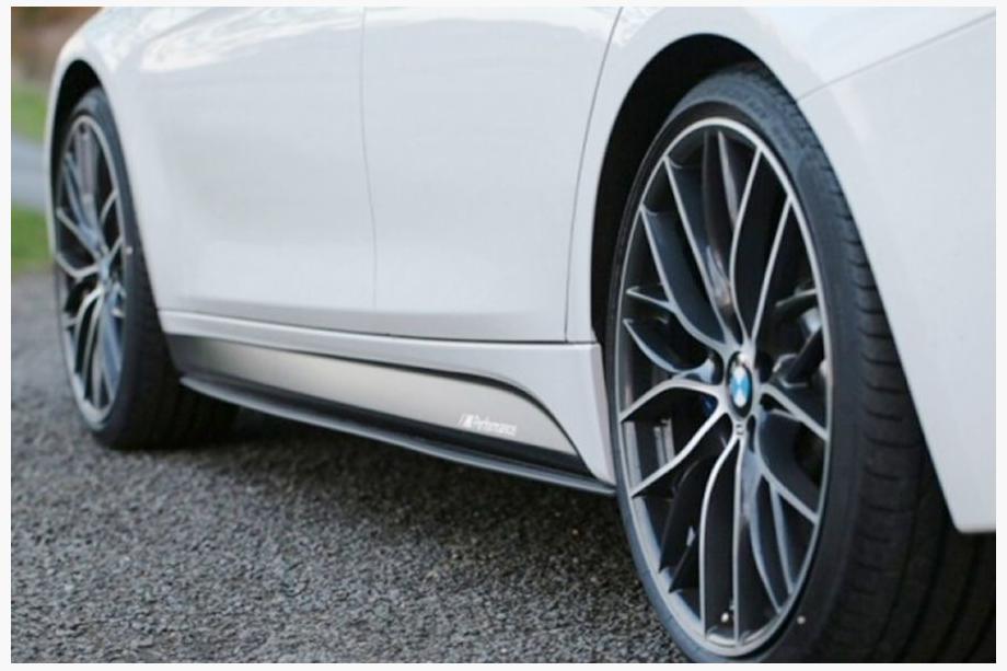 BMW 5-sarja F10/F11 2010–2016 OmsaLine helmalevikkeet (musta) Image