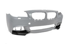 BMW 5-sarja F10/F11 2010–2016 Etupuskurin lipa DPT Flap (M-Performance, kiiltävän musta) kuva 6