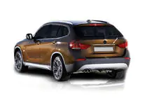 BMW X1 E84 2009–2015 Rekisterikilven ylälista (ruostumaton teräs) kuva 1