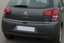 Citroen C-3 2009–2016 Takaluukun alareunan kromilista OmsaLine (ruostumaton teräs) kuva 1