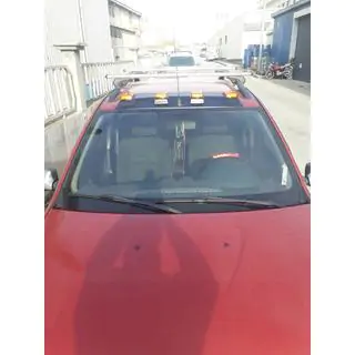Tuulilasin aurinkolippa (LED, mattamusta) Dacia Sandero 2007–2013 kuva 3