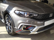 Fiat Tipo Cross 2021– Sumuvalojen reunalistat, ruostumaton teräs kuva 1