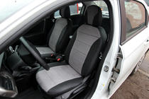 Citroen C-Elysee 2013–2022 Auton istuinsuojat ekonahka + kangas + Antara Antara A0010 (täysi sisustasarja) kuva 8