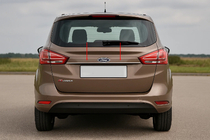 Ford B-Max 2012–2017 Kromilista rekisterikilven yläpuolelle (ruostumaton teräs) kuva 1
