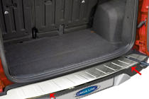 Ford Ecosport 2013–2022 Takapuskurin suojalista (2013-2017, ruostumaton teräs) kuva 1