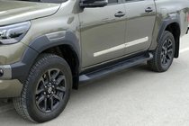 Nissan Navara/NP300 2016– Oven koristelistat (4 kpl, ruostumaton teräs) kuva 4