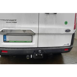Kromilista rekisterikilven yläpuolelle (2-ovinen, ruostumaton teräs) Ford Custom 2013–2022 kuva 1