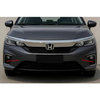 Sumuvalojen kromikehykset SD (2 kpl, ruostumaton teräs) Honda City 2021– kuva 1