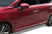 Honda City 2021– Ovien listat SD (4 kpl, ruostumaton teräs) kuva 2