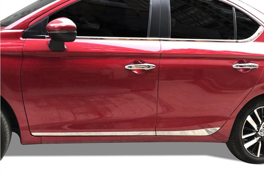 Honda City 2021– Ovien listat SD (4 kpl, ruostumaton teräs) Image