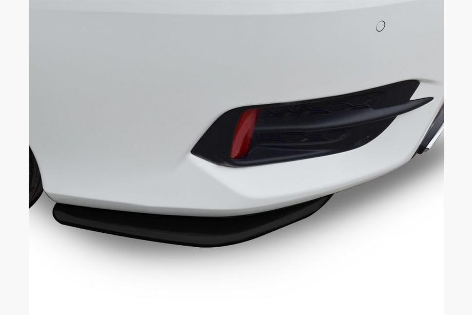 Honda Civic Sedan X 2016–2021 Takapuskurin flapsit (2 kpl, mustat) Image