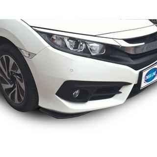 Etupuskurin fläppilisäkkeet (2 kpl, musta) Honda Civic Sedan X 2016–2021 kuva 1