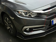 Honda Civic Sedan 2021– Maskipeitteet (2 kpl, ruostumaton teräs) kuva 1