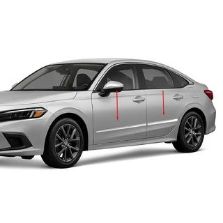 Oven listat (4 kpl, ruostumaton teräs) Honda Civic Sedan 2021– kuva 1