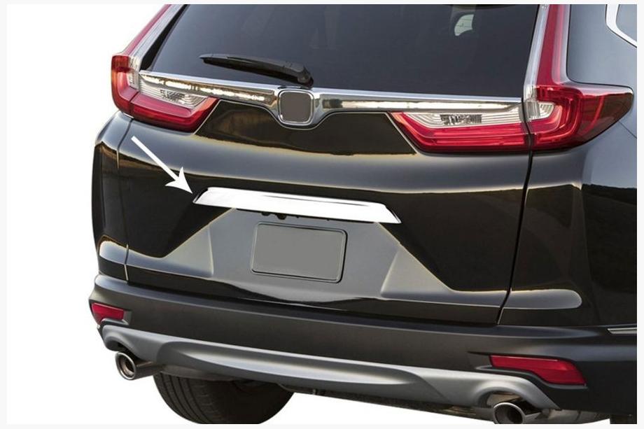 Honda CR-V 2017–2022 Kromilista rekisterikilven yläpuolelle (ruostumaton teräs) Image