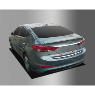 Takalukun reunalista (ruostumaton teräs) Hyundai Elantra (AD) 2015–2020 kuva 3