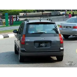 Meliset-spoileri (maalattavaksi) Hyundai Matrix 2001–2010 kuva 1