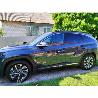 Ovilistat (4 kpl, ruostumaton teräs) Hyundai Tucson NX4 2021– kuva 1