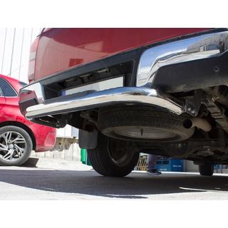 Takapuskurisuoja Amazon Silver (76 mm, ruostumaton teräs) Isuzu D-Max 2019– kuva 1