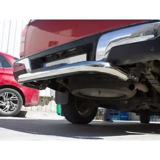Takapuskurisuoja Amazon Silver (76 mm, ruostumaton teräs) Isuzu D-Max 2019– kuva 1
