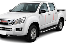 Isuzu D-Max 2011–2019 OmsaLine ovilistat (ruostumaton teräs) kuva 1