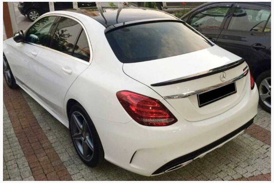 Mercedes C-сlass W205 2014–2021 OmsaLine-spoileri (maalattavaksi) Image