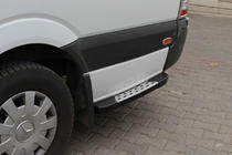 Volkswagen LT 1995–2006 DOT-Line sivuaskelmat pyörän taakse (2 kpl, alumiini) Pitkä akseliväli kuva 1