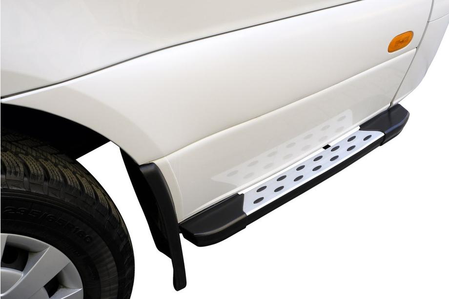 Mercedes Sprinter W907/W910 2018– DOT-Line sivuaskelmat pyörän taakse (2 kpl, alumiini) 85 cm Image