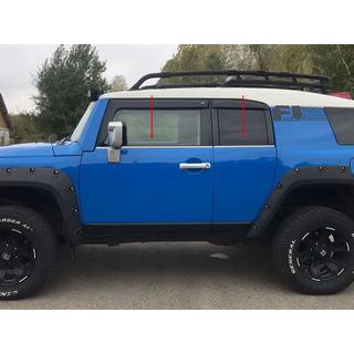 Alaikkunalistat, ruostumaton teräs (4 kpl) Toyota FJ Cruiser 2006–2022 kuva 1
